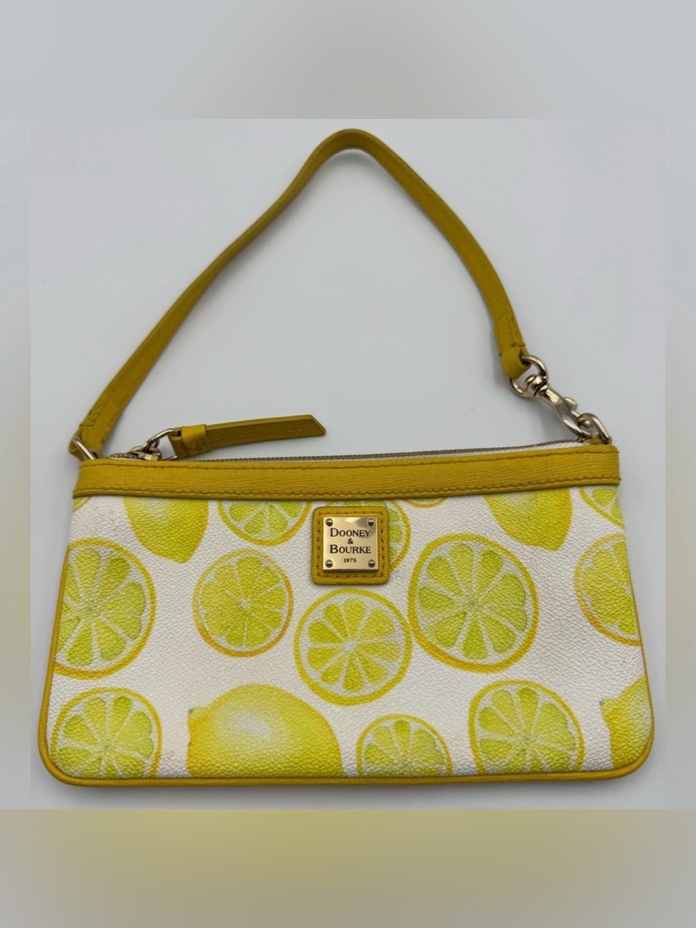 Dooney & Bourke Yellow Limone Wristlet